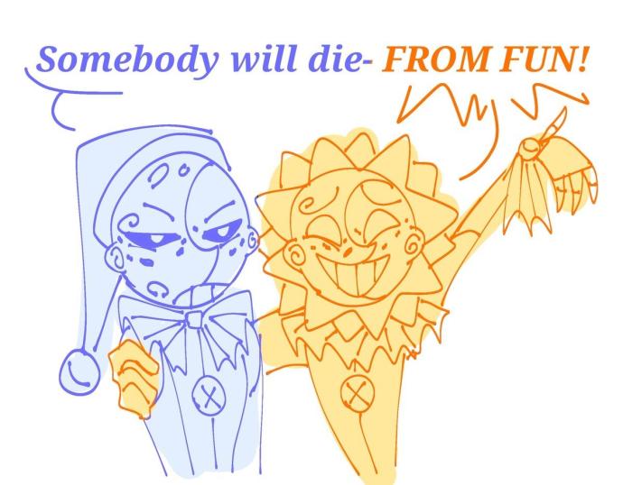 Солнце и Луна рисунок карандашом для детей