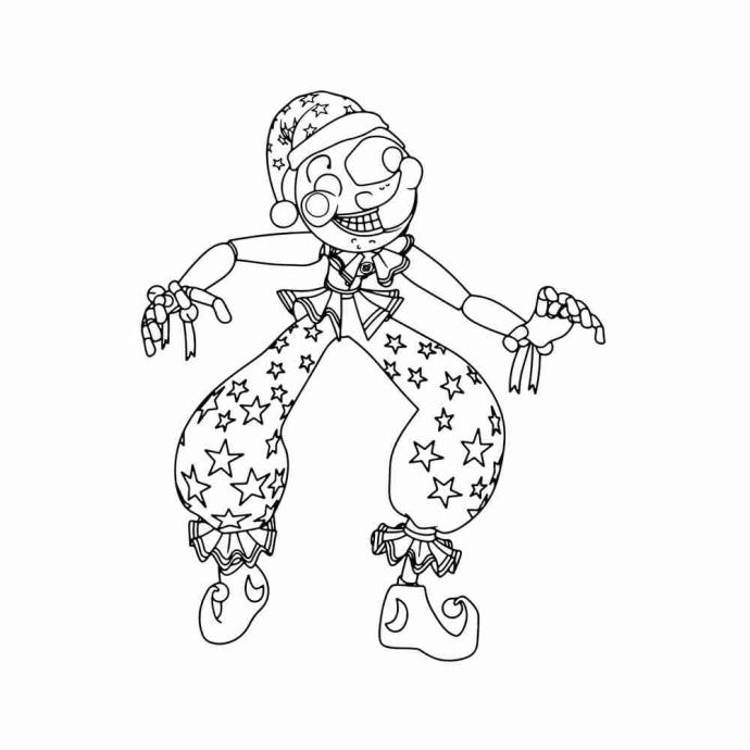 Раскраски солнце и Луна АНИМАТРОНИКИ раскраски