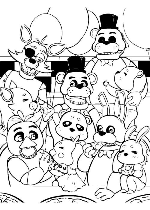 Скетчи ФНАФ Фредди