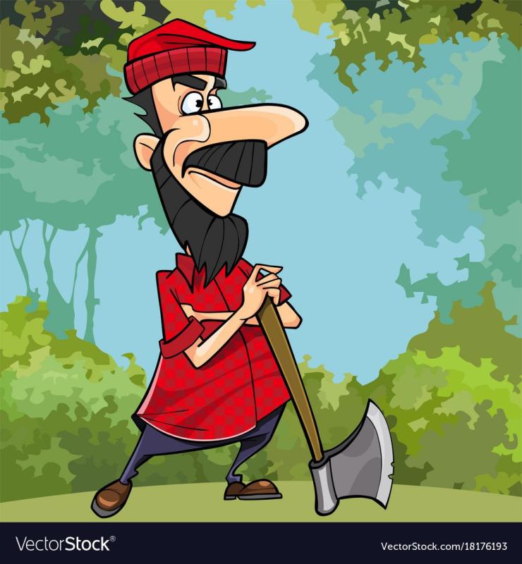 Лесоруб мультяшный