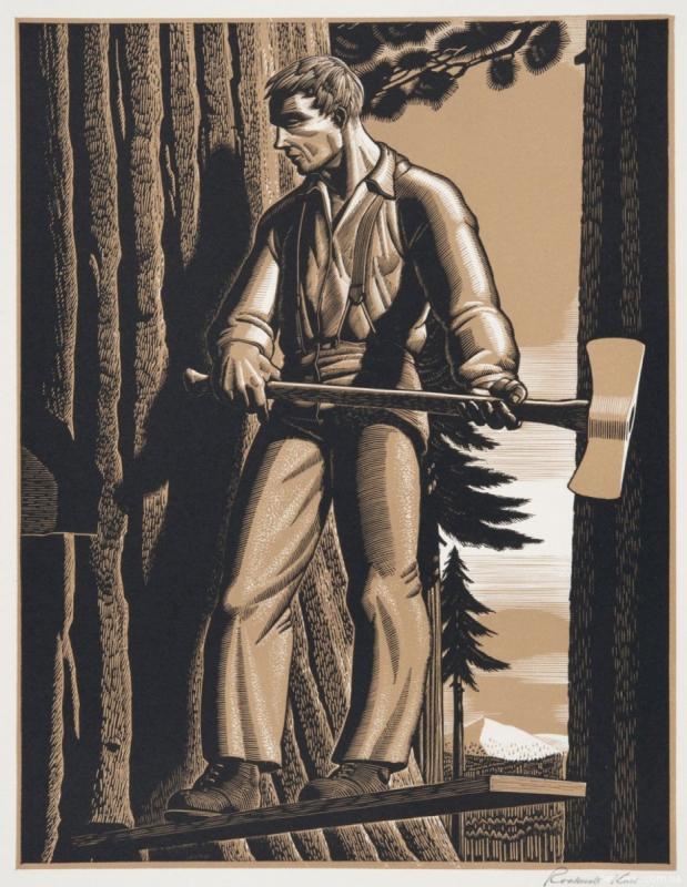 Рокуэлл Кент лесоруб