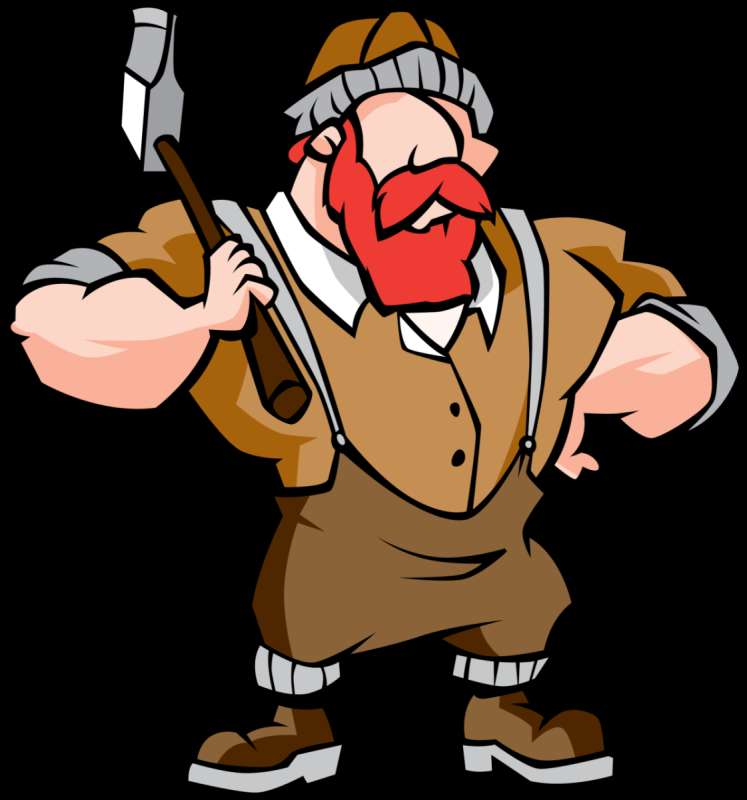 Дровосек мультяшный