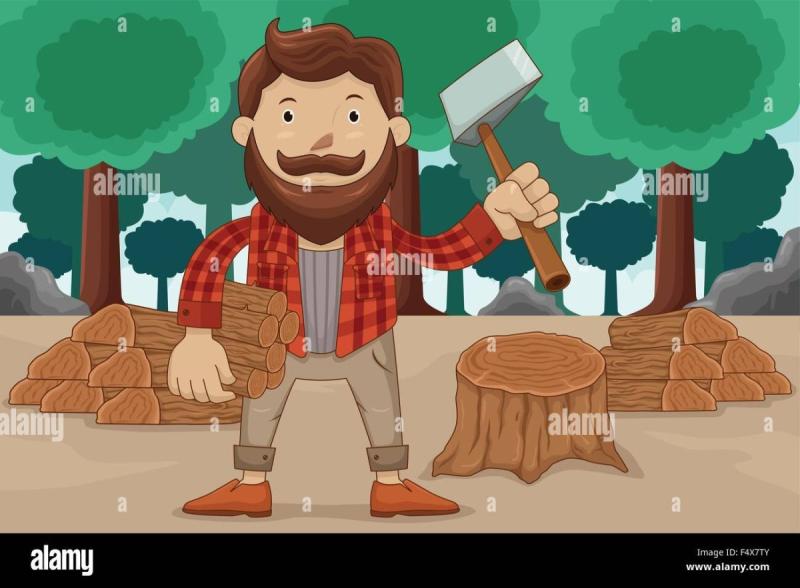 Лесоруб для детей