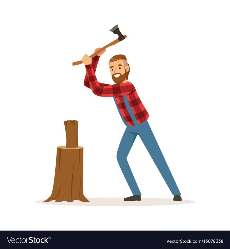 Лесоруб мультяшный