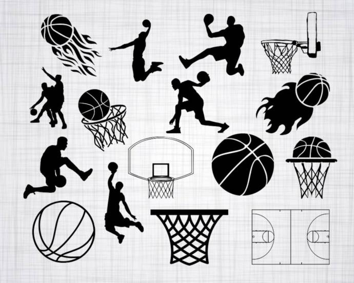 Рисунок на тему баскетбол карандашом