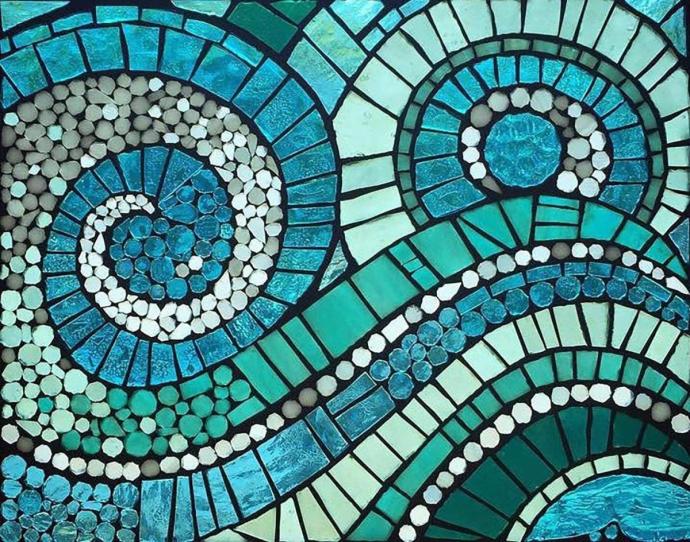 Мозаичная абстракция Гауди
