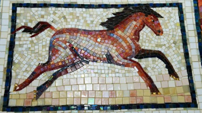 Римская мозаика смальта