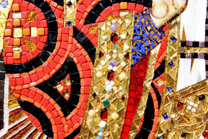 Святой Георгий смальта