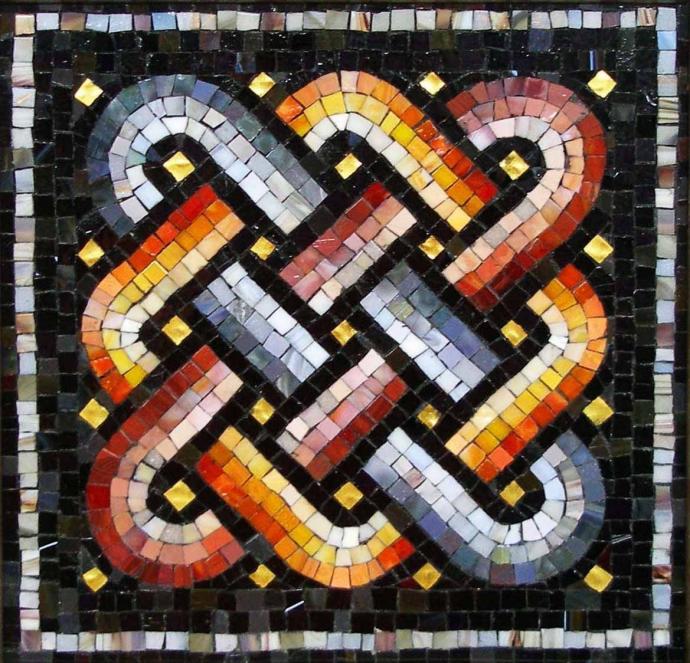 Мозаика Византии плетенка