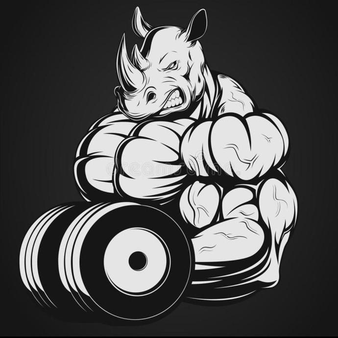 Животные со штангой