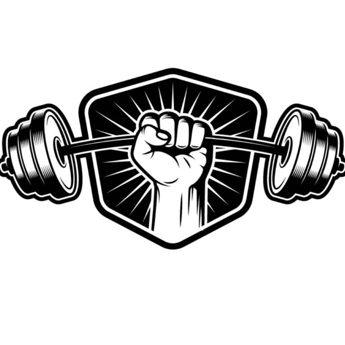 Тренажерный зал эмблема