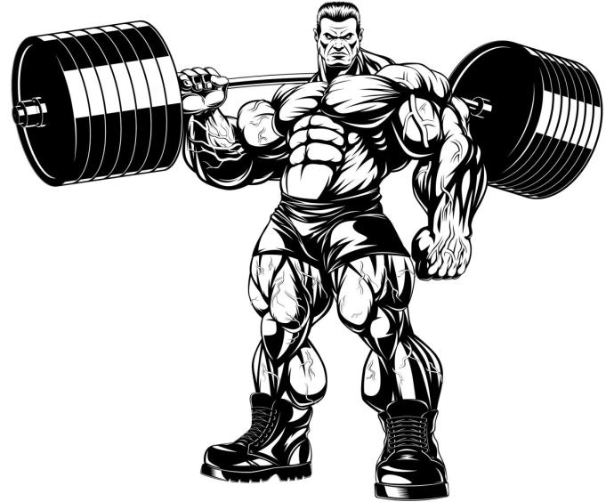Халк со штангой