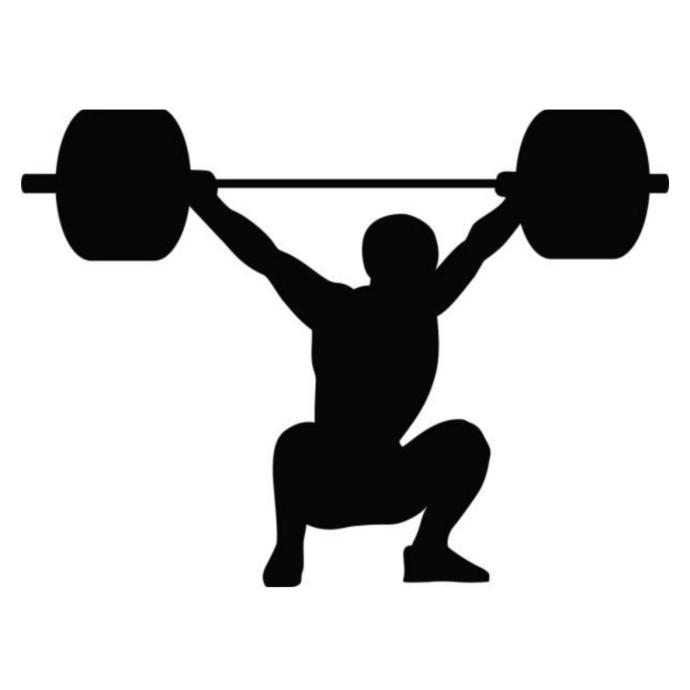 Тяжелая атлетика силуэт