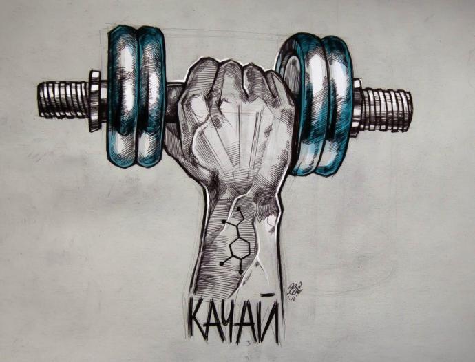 Штанги гантели арт