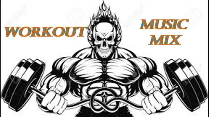 Череп со штангой