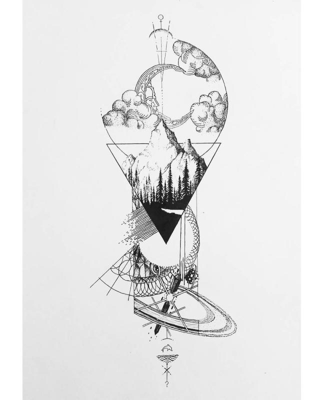 Интересные эскизы тату