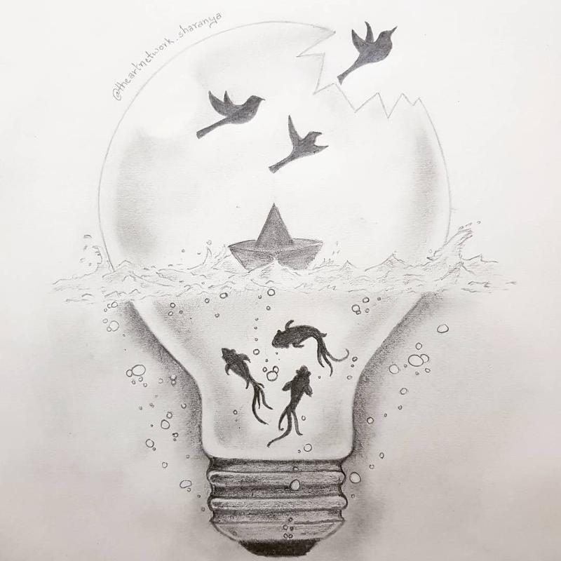 Вдохновляющие рисунки карандашом