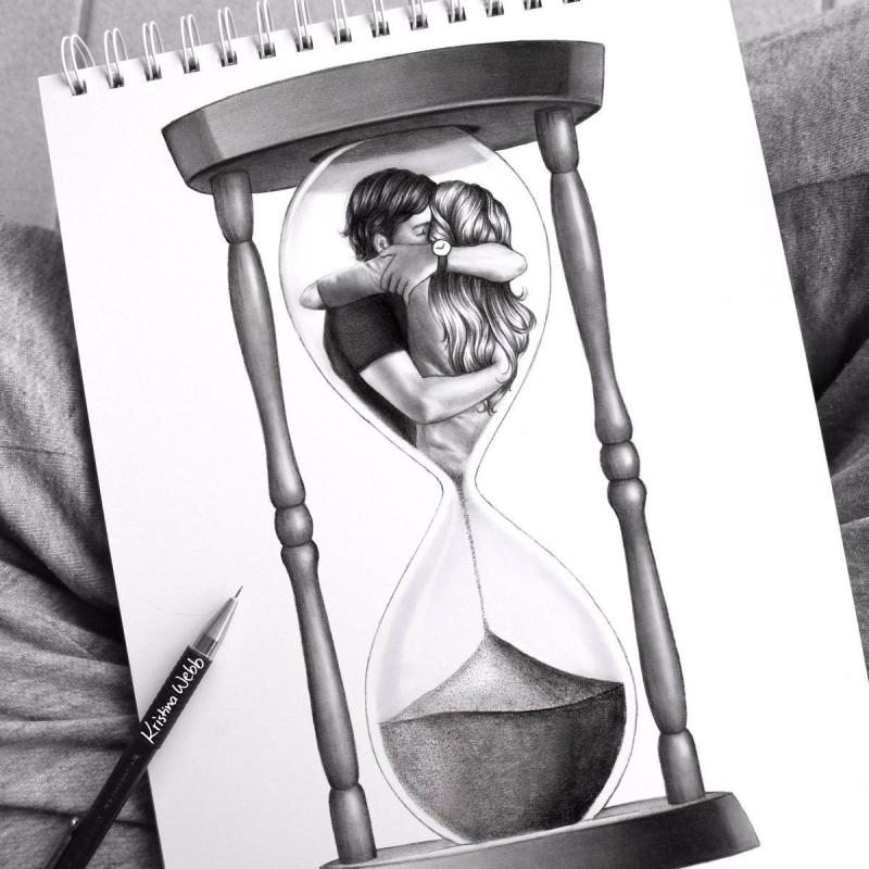 Песочные часы арт