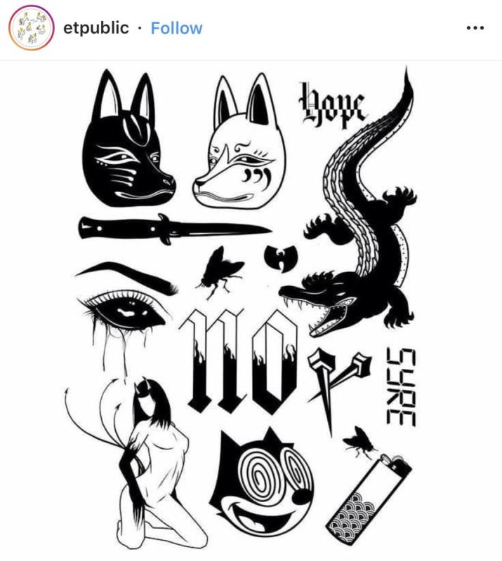 Маленькая тату эскиз