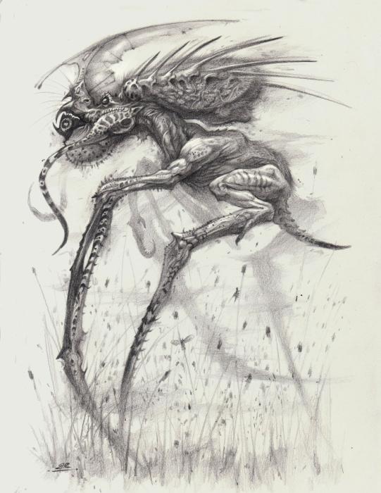 Мифические существа зарисовки