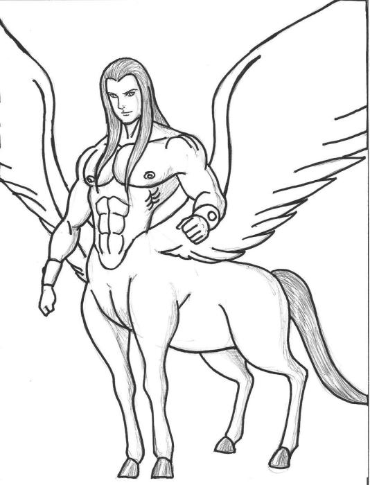 Рисование мифических персонажей