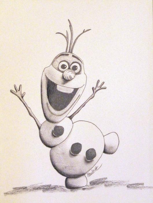 Мультипликационные рисунки легкие