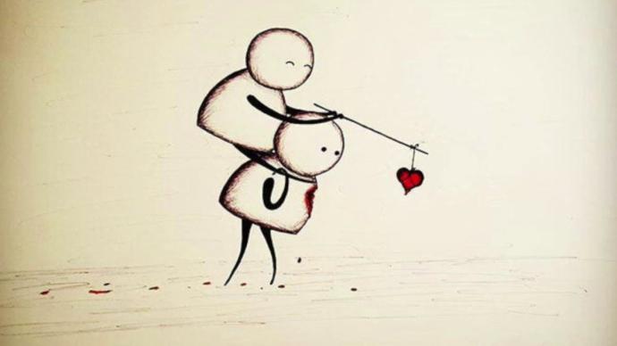 Человечек с сердечком