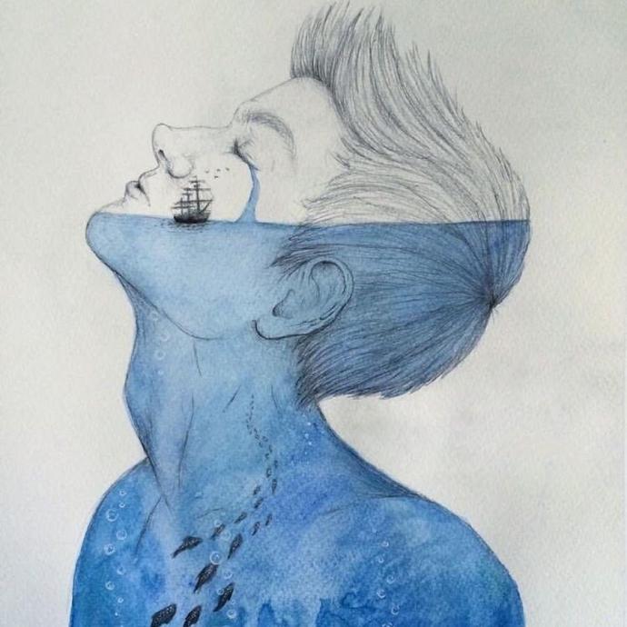 Грустные рисунки