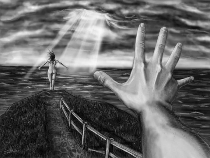 Странные рисунки карандашом