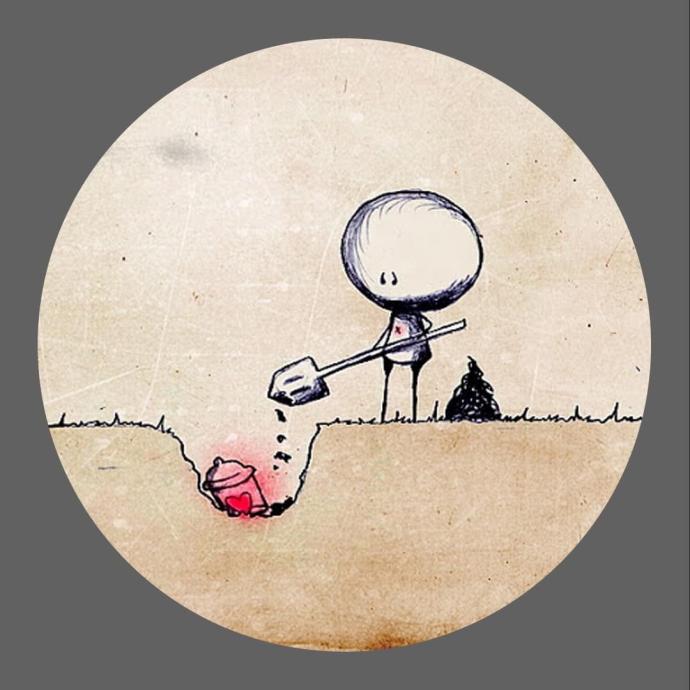 Грустные картинки для срисовки со смыслом