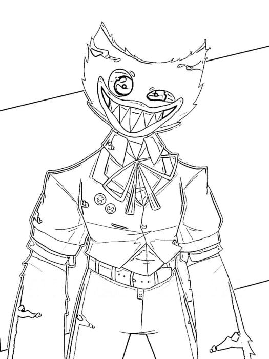 Раскраска хаггии Вагги