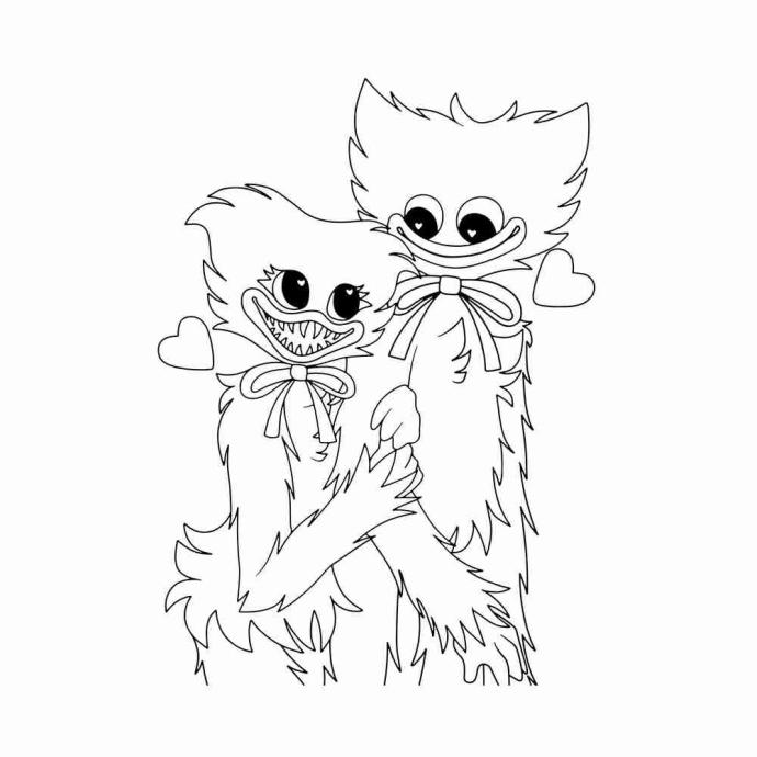 Киси МИСИ раскраска