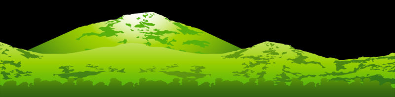 Холм на прозрачном фоне