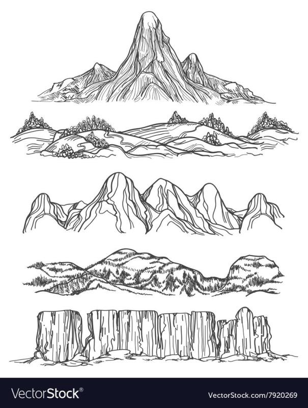 Ландшафт горы