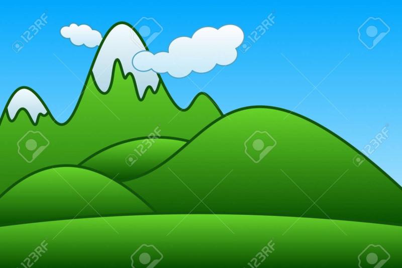 Мультяшные холмы