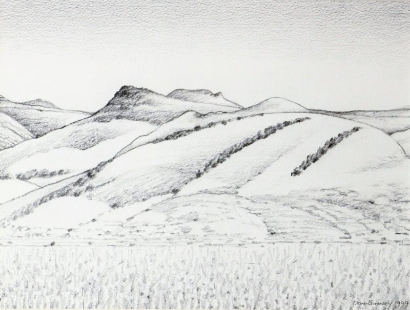 Холмы эскиз