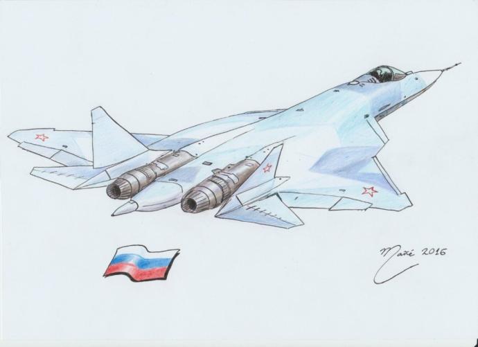 Су 27 рисовать