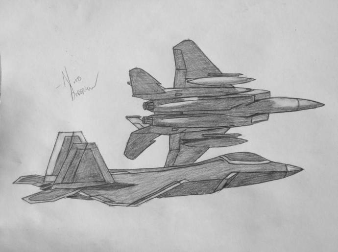 Рисунки f-22