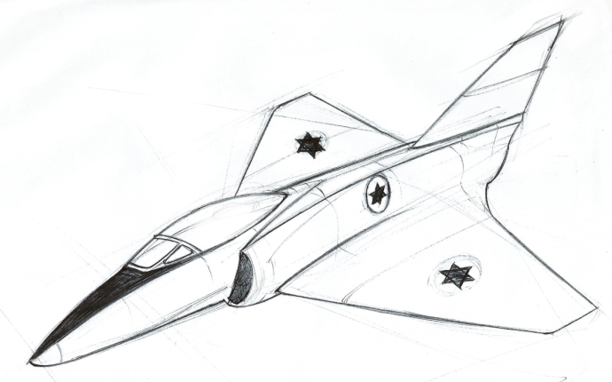 Набросок самолета