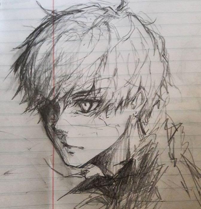 Канеки Кен скетч