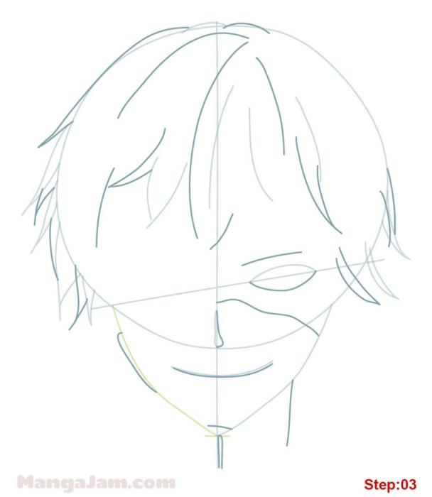 How to draw Kaneki
