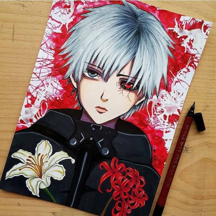 Аниме блокнот Токийский гуль