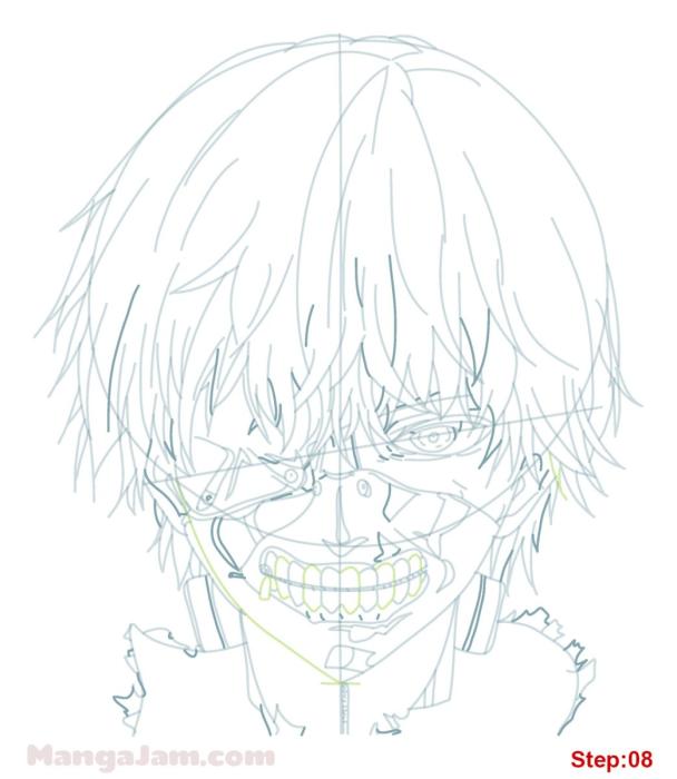 Канеки Кен набросок