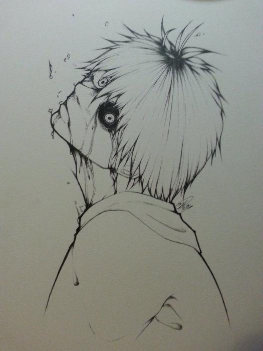 Канеки Кен скетч