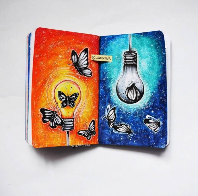 Идеи рисунков для скетчбука