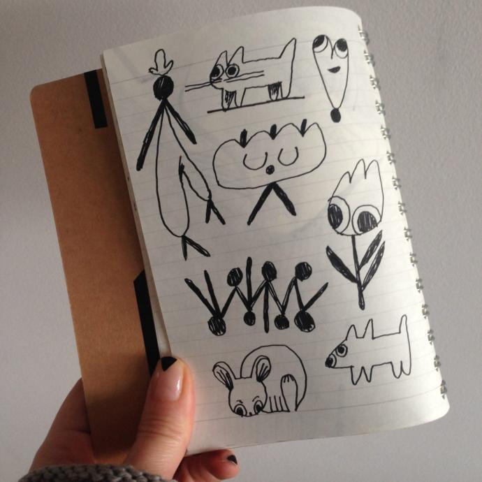 Оригинальная обложка для скетчбука