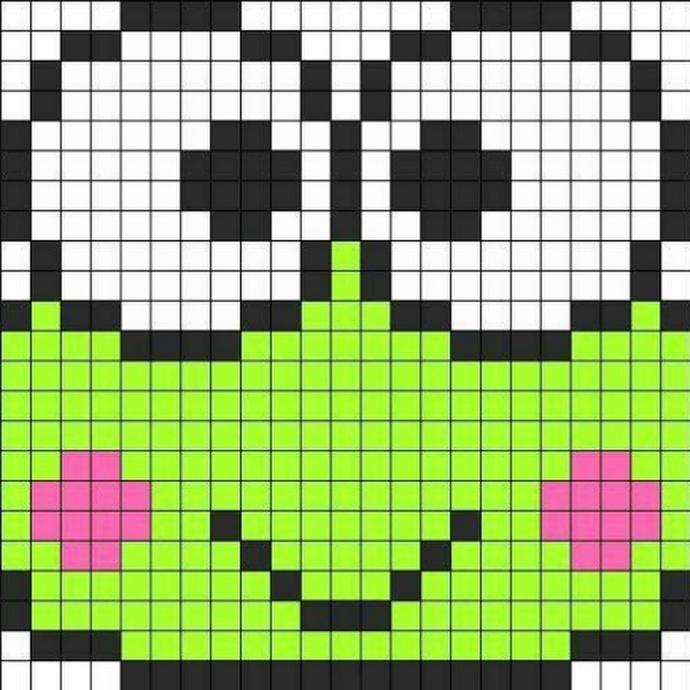 Рисунки по клеточкам животные