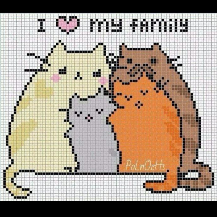 Мини рисунки по клеточкам