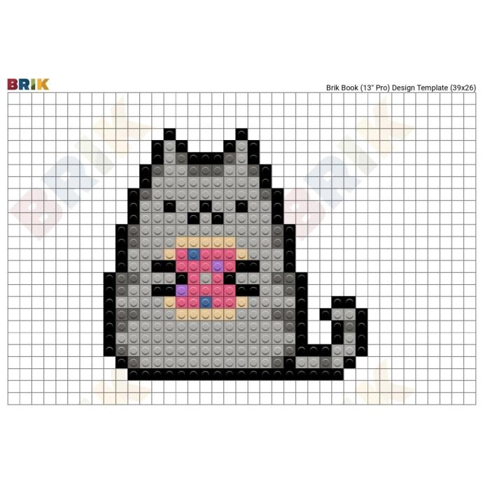 Очень маленькие рисунки по клеточкам