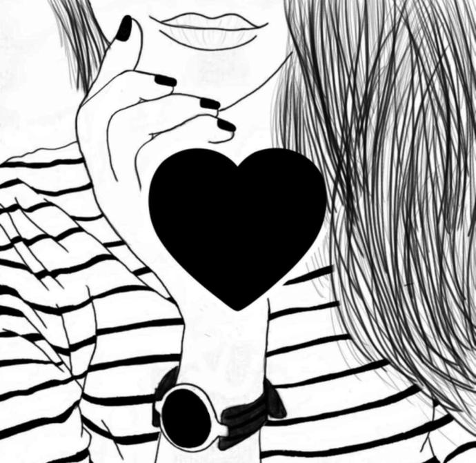 Крутые девушки карандашом